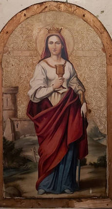 Икона св. Варвара 19 век, фото 1