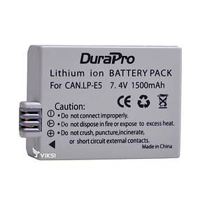 Акумулятор Canon LP-E5 (1500mah), фото 1