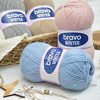 НОВИНКА! Шкарпеткова пряжа з вовни мериноса Bravo Winter