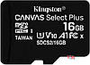 Картка пам'яті Kingston microSDHC 16 Gb Canvas Select Plus class 10 A1 (R-100MB/s) + Adapter, фото 4