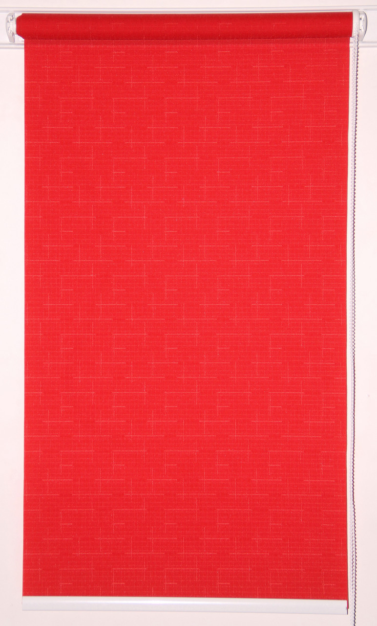 Рулонна штора Льон Червоний