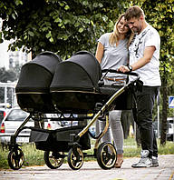 Дитяча коляска для двійнят Junama Diamond Duo, S-Line