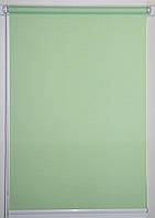 Рулонна штора 1050*1500 Льон 2073 Зелений, фото 1