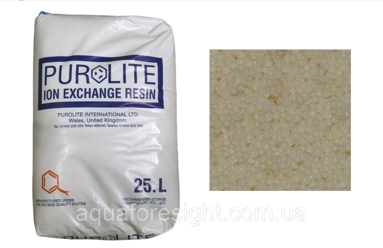 Высокоосновный анионит Purolite A400 (аналог анионита АВ 17-8) (25л ...