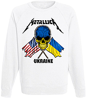 Свитшот Metallica - Ukraine (белый)