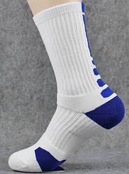 Шкарпетки для баскетболу Sport Socks Mid White Blue