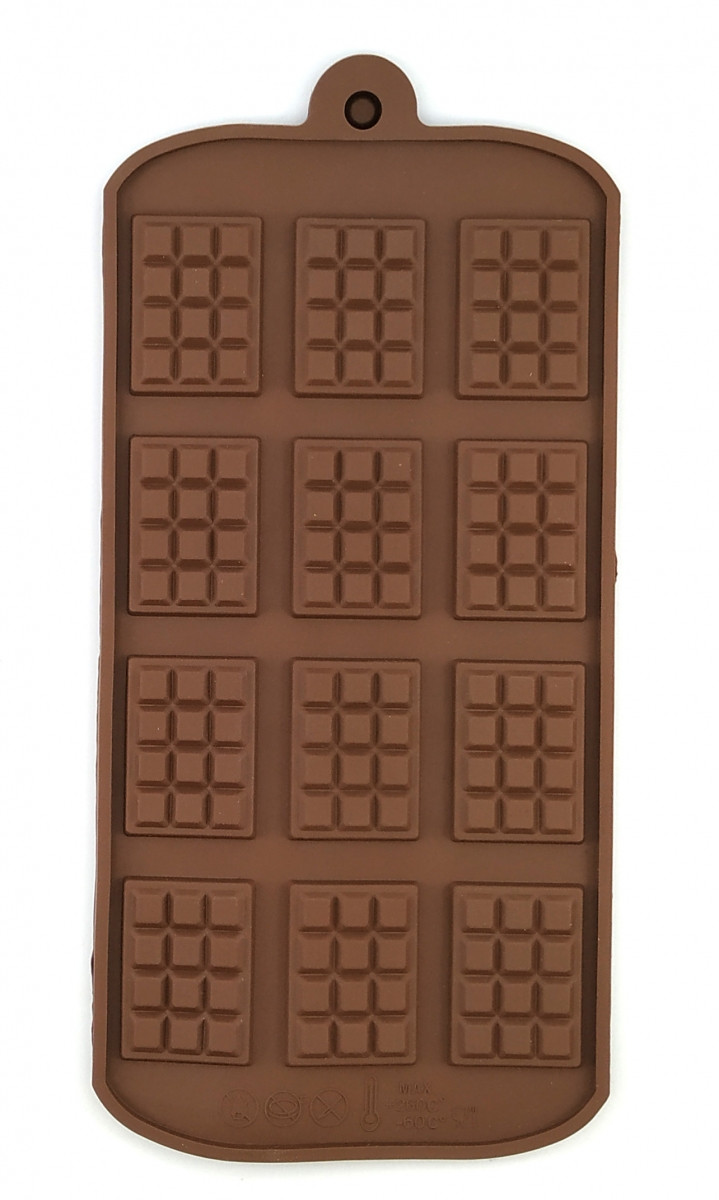 Форма силіконова для цукерок Плиточки 1/12