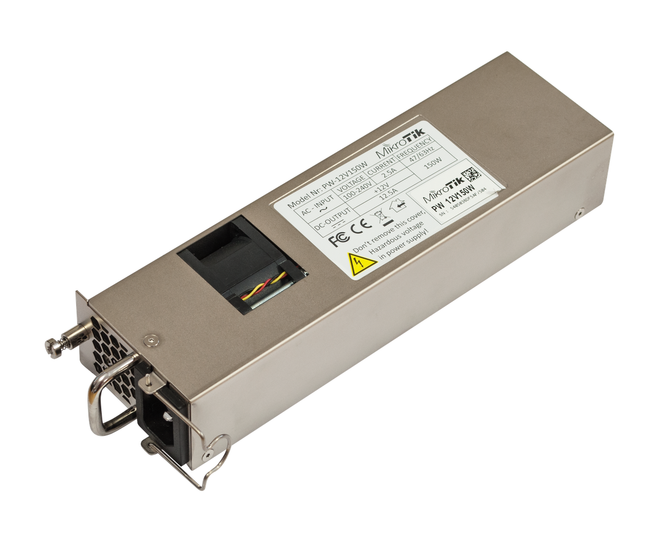 Блок живлення Mikrotik 12V / 150W для маршрутизатора CCR1072/2216 і CRS518 (12POW150)