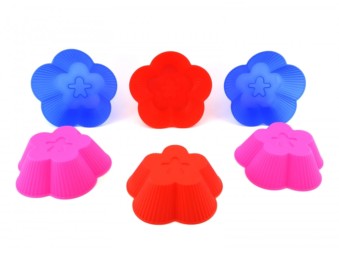 Форма СИЛІКОНОВА для кексу порційна Рифлена