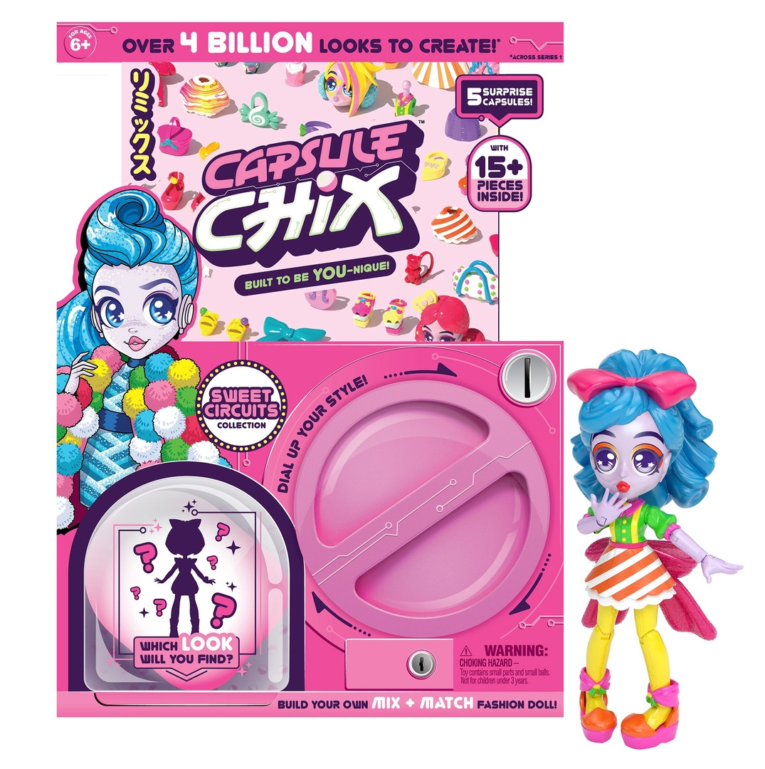 Лялька Capsule Chix Sweet Circuits Collection сюрприз Капсул Чікс Солодка, фото 1