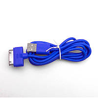 Кабель usb-Apple 30 pin iPhone 4/4s 1.5м Golf GC-01m Blue