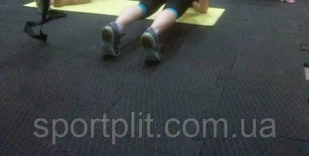 Гумова плитка для гаража., фото 1