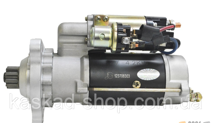 Стартер редукторний 12v 4,2kw Case.NH. Daewoo, фото 1