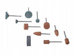 Набір шліфувальних каменів PARKSIDE PMZS A1, 11 шт, шліфувальні круги, насадки для гравера/шліфмашин