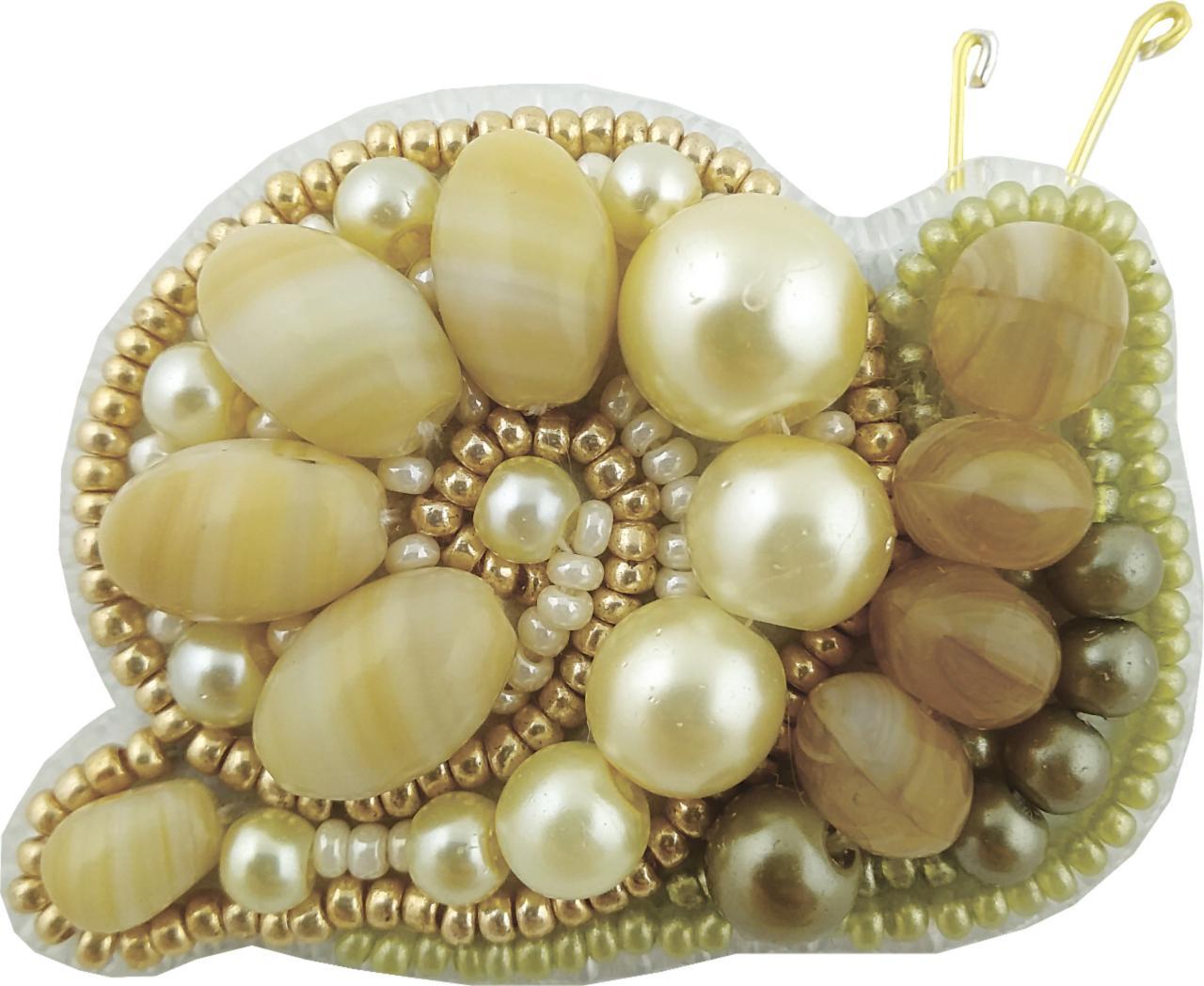 Брошка з бісеру Равлик  БП-249