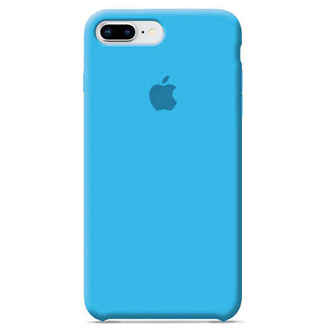 Чохол Silicone Case на iPhone 7 Plus / 8 Plus Light Blue, фото 1