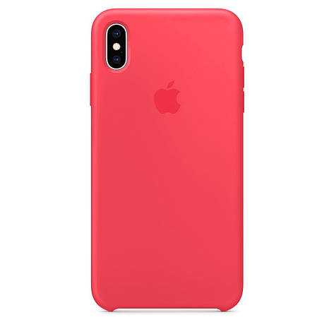 Чохол Silicone Case для iPhone Xs Max Red Raspberry, фото 1