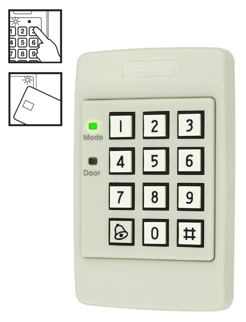 Електронний контролер ROSSLARE AC-D32 автономний внутрішній код + карта EM-MARINE_125Khz (Ізраїль), фото 1
