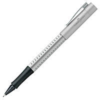 Ручка капиллярная Faber-Castell GRIP 2011 FineWriter, корпус серебристый, стержень синий, 140400