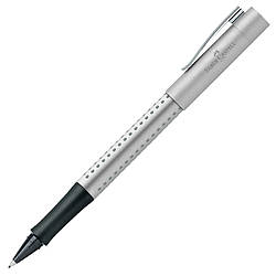 Ручка капілярна Faber-Castell GRIP 2011 FineWriter, корпус сріблястий, стрижень синій, 140400