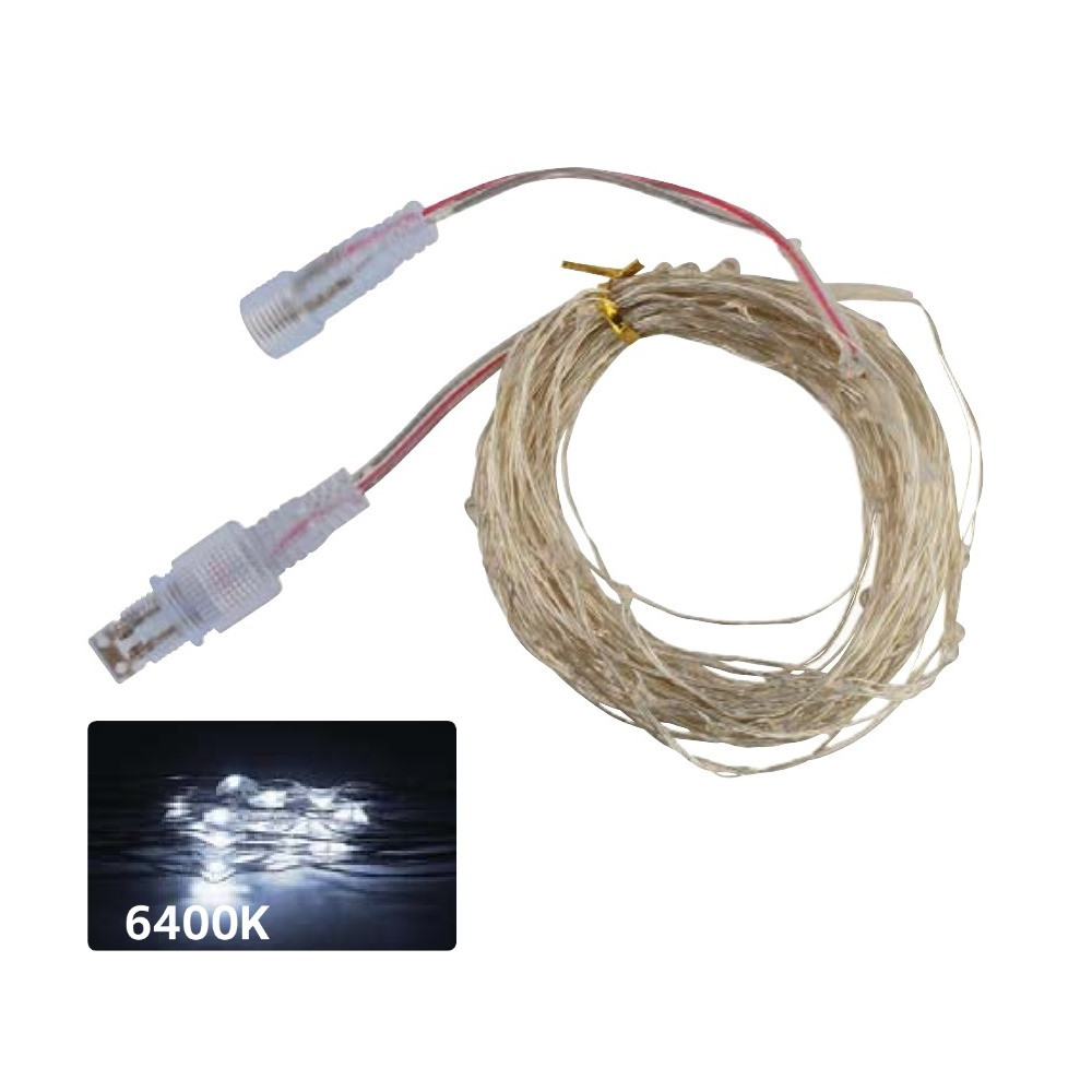 Гірлянда вулична світлодіодна Horoz Electric Montana 10м 4Вт 4,5 6400К ІР68 (080-001-0004)