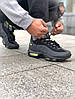 Чоловічі Термо кросівки Nike Air Max Sneakerboot 95 Black Volt Найк Аір Макс Снікербут чорні, фото 6