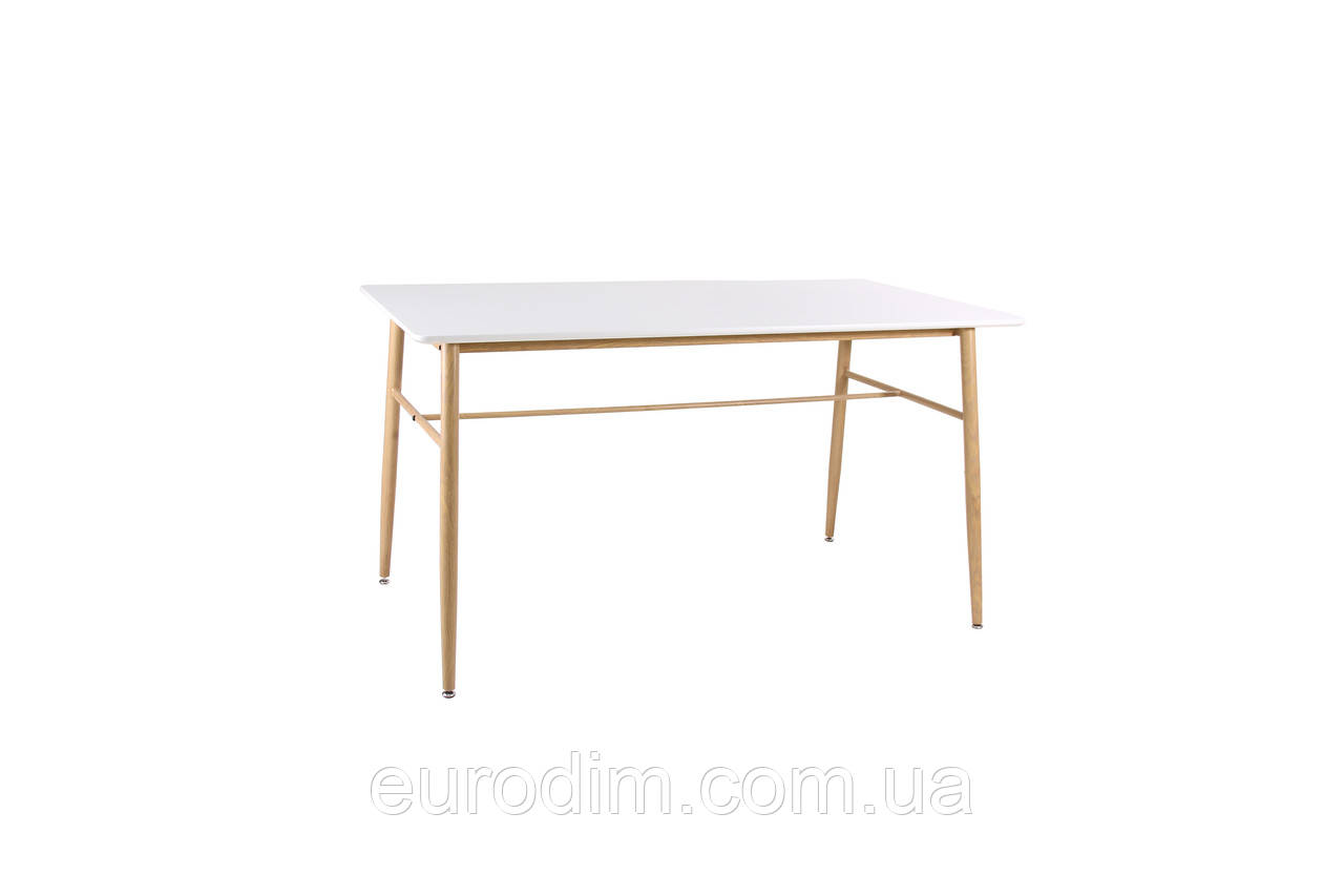 Стіл BOLTON DT-9017 прямокутний білий 140 см