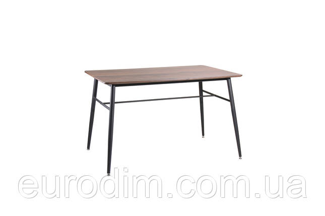 Стіл LOGAN DT-9017 прямокутний горіх 120 см, фото 1