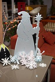Фігурка з пінопласту Дід Мороз 50 см. Толщ 3 см
