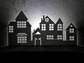 Новорічний декор — панорама з пінопласту No3 200 см Толщ 3 см