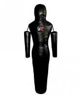 Манекен для борьбы с подвижными руками WR PVC 160 см, 28-35 кг (J-022) Black