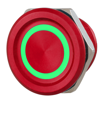 Кнопка виходу ROSSLARE PX-34R зовнішня п'езо червона (Ізраїль), фото 1