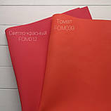 Фоаміран СВІТЛО-ЧЕРВОНИЙ, 1/2 листа, 30x70 см, 0.8-1.2 мм, Іран, фото 3