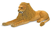 Мягкая плюшевая игрушка Большой плюшевый лев ТМ Melissa&Doug