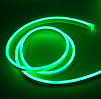 Светодиодный гибкий неон 220В, IP65 зеленый