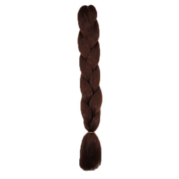 Канекалон XR Hair однотонний Темно-каштановий 65 см 100 грам XR-077