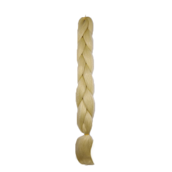 Канекалон XR Hair однотонний Блондин 65 см 100 грам XR-080