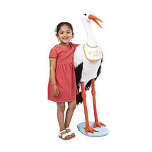 М'яка іграшка Великий плюшевий аист Melissa&Doug, фото 5