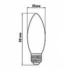 Світлодіодна лампа Biom FL-306 C37 4W E14 4500K, фото 5