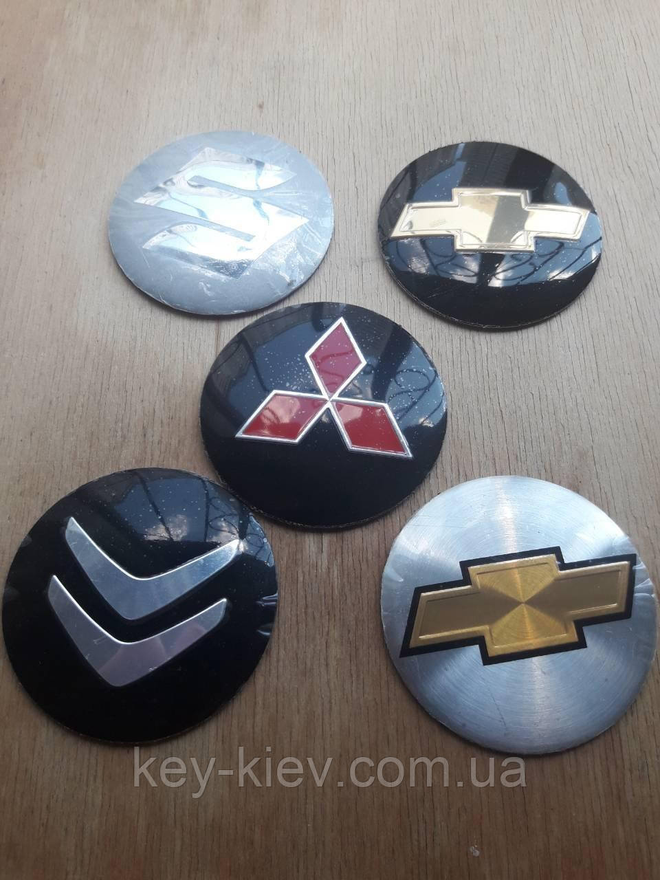 Аллюминевые Наклейки на Колпаки Колесных Дисков 57мм Судзуки,Митсубиши ...