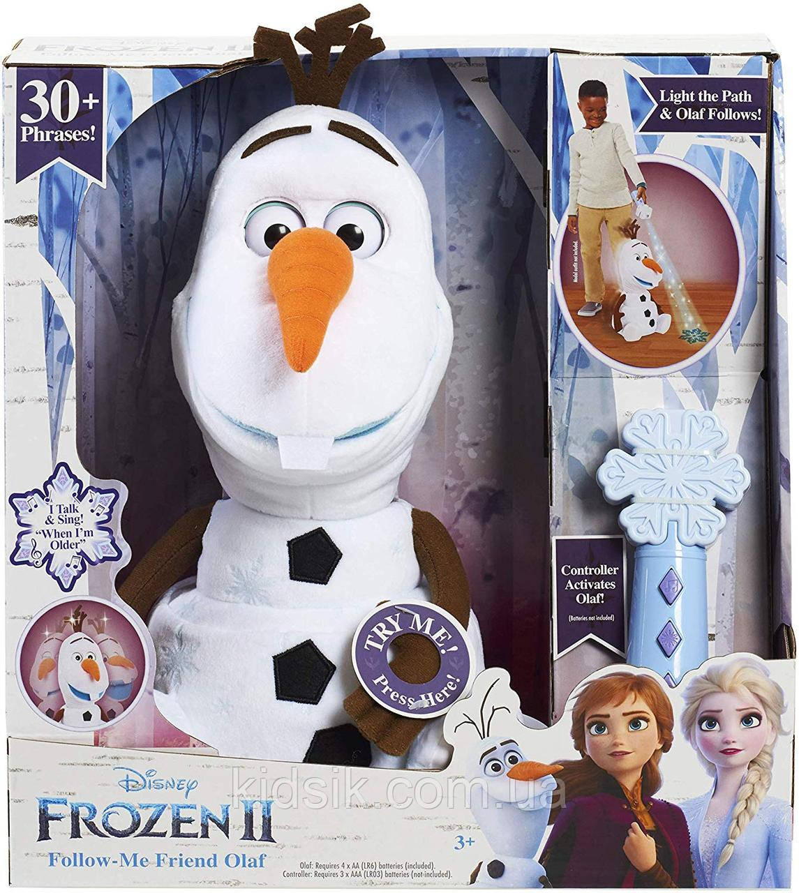 Інтерактивний сніговик Олаф на пульті управління ― Холодне серце 2 "Frozen 2" Дісней