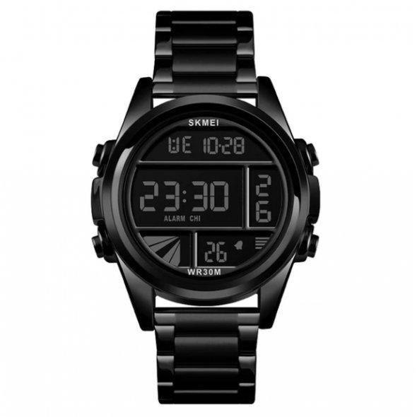 Наручний чоловічий годинник Skmei 1448 Indigo Чорний, фото 1