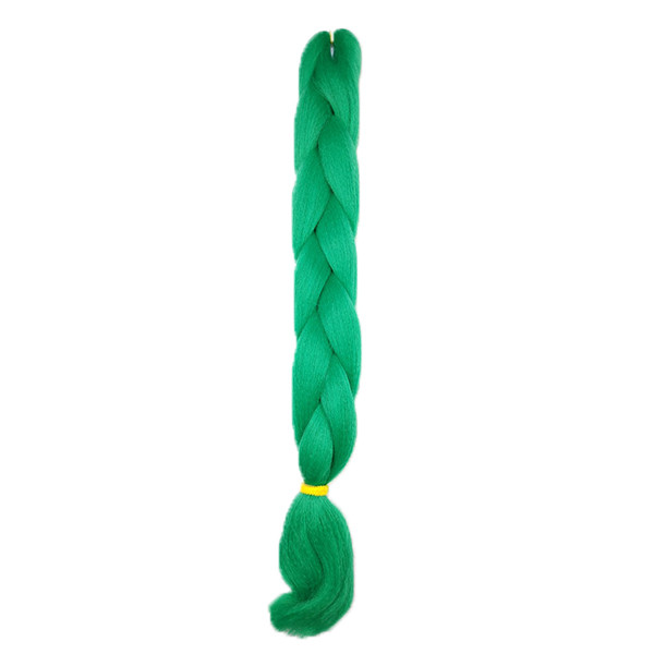 Канекалон XR Hair однотонний Зелений 65 см 100 грам XR-091
