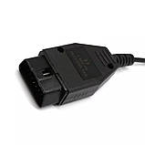 Діагностичний сканер VAG-COM 409.1 FTDI KKL K-Line USB BLACK NEW, фото 7