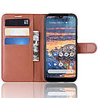 Чохол-книжка Litchie Wallet для Nokia 4.2 Коричневий, фото 2