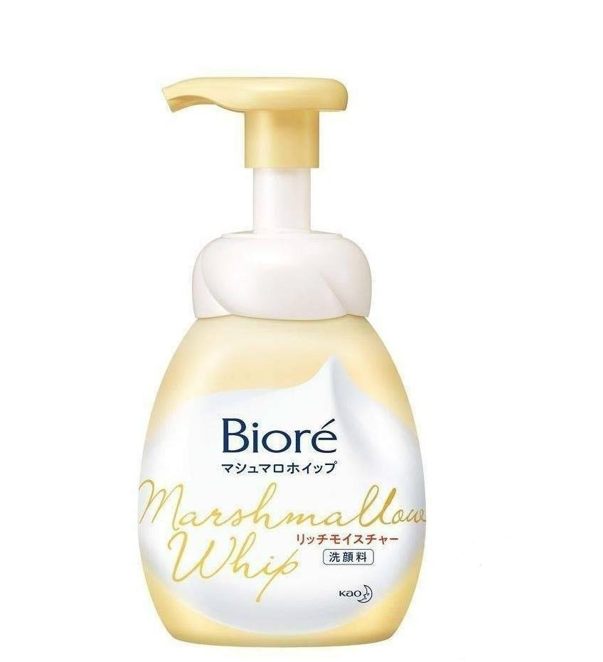 Зволожуюча пінка для обличчя Kao Biore Marshmallow Whip Face Wash Cleansing Foam Rich Moisture