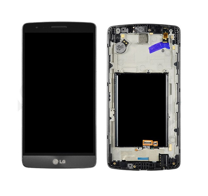 Дисплей LG D850 | D851 | D855 | D856 | LS990 | D858 | D859 | VS985 | Optimus G3 з сенсором в рамці (Сірий)
