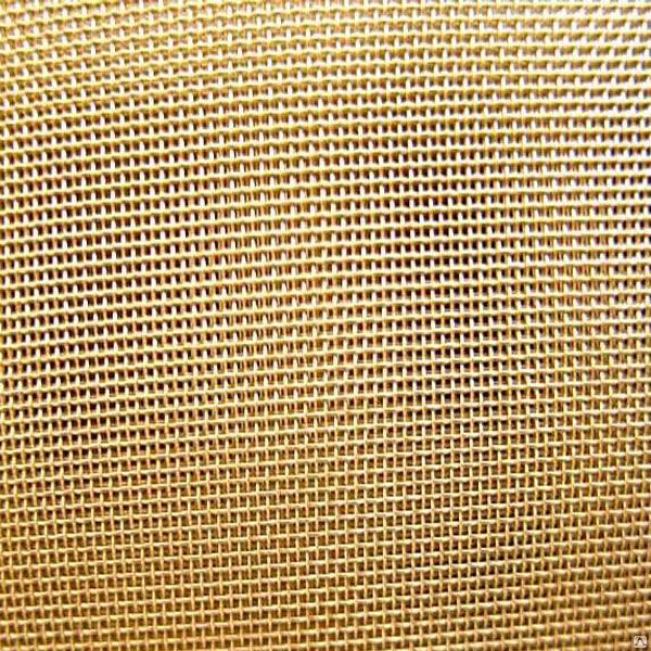 Сітка латунна 0,45x0,45x0,2 мм (Ширина 1 м), фото 1