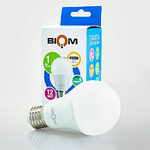 Світлодіодна ДІМІРНА Лампа BIOM A60 12W цоколь E27 4500К (4 режима: 12W / 6W / 3W / 1,6W), фото 4