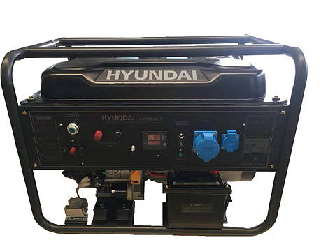 Генератор бензиновий Hyundai HY 12500LE-3, фото 2